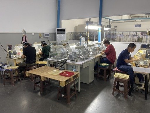 Hand Polishing Area - Precision Jewelry Finishing Thai Craftsmanship