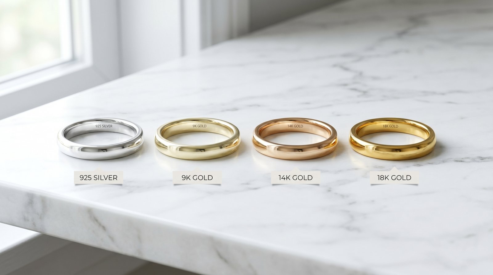 Sterling Silver vs Gold